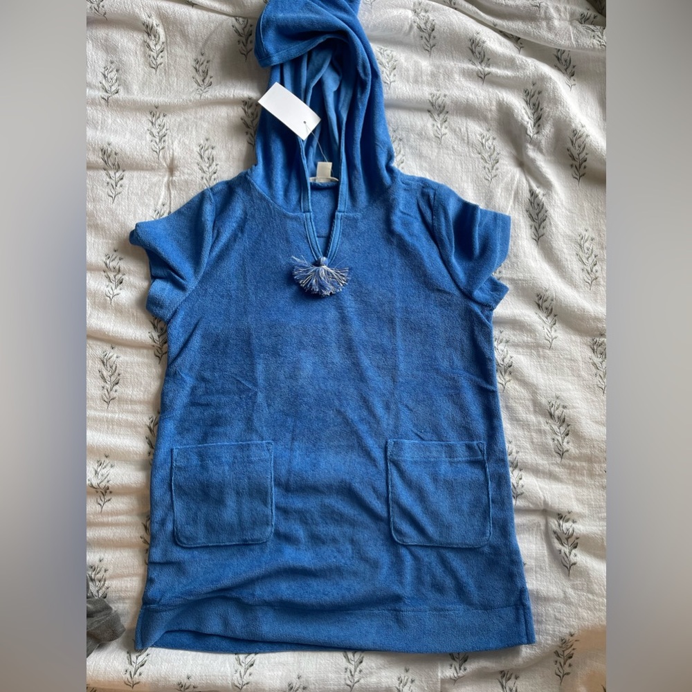 J crew girls size 6 towel swim cover up